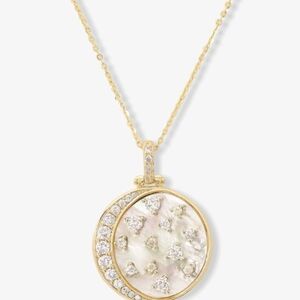 Melinda Maria Gold Necklace with Diamondettes Pendant